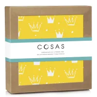 Непромокаемый наматрасник 70х120 см YELLOW CROWN COSAS желтый