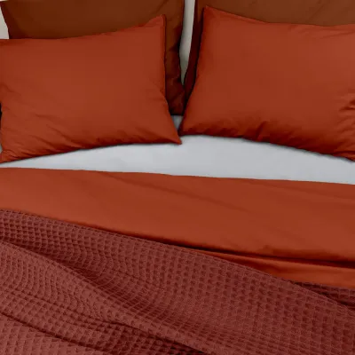 Покривало 230х240 см Ruby Greek Waffle COSAS Бордо Покривало 230х240 см Ruby Greek Waffle COSAS Бордо