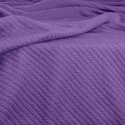 Покрывало 240х260 Lavander Knitted Braid COSAS орхидея Покрывало 240х260 Lavander Knitted Braid COSAS орхидея