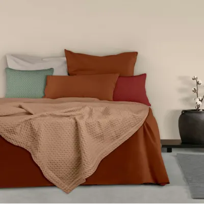 Покрывало 160х230 Copper Waffle Weave COSAS медный