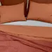 Покрывало 230х240 Rust Waffle Weave COSAS оранжевый
