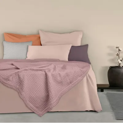 Покривало 240х260 Sakura Waffle Weave COSAS рожевий Покривало 240х260 Sakura Waffle Weave COSAS рожевий