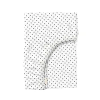 Простыня на резинке 80х160 см GREY DOTS COSAS белый