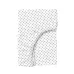 Простыня на резинке 80х160 см GREY DOTS COSAS белый