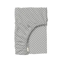 Простирадло на резинці 80х160 см GREY DOTS CS1 COSAS Сірий