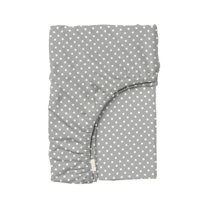 Простирадло на резинці 80х160 см GREY DOTS CS1 COSAS Сірий