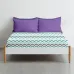 Простирадло на резинці 80х160 см MINT ZIGZAG COSAS М'ятний