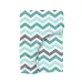 Простирадло на резинці 80х160 см MINT ZIGZAG COSAS М'ятний
