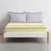 Простыня на резинке 80х160 см YELLOW ZIGZAG COSAS