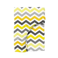 Простыня на резинке 80х160 см YELLOW ZIGZAG COSAS