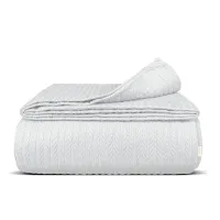 Покривало 75x95 Snow Knitted Braid COSAS сірий