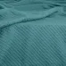 Покривало COSAS Azure Knitted Braid 75x95 см Бірюзовий
