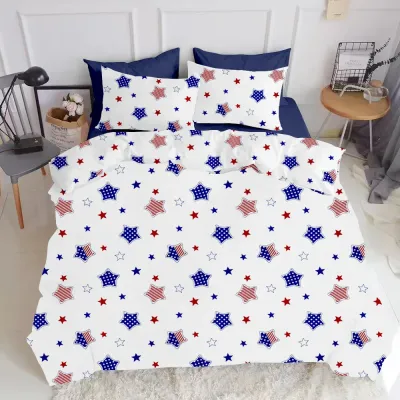 Полуторное постельное белье Star America Dark Blue COSAS Синий 160х220 см Полуторное постельное белье Star America Dark Blue COSAS Синий 160х220 см