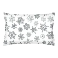 Євро наволочка COSAS SNOWFLAKES GRAY 50х70 см Сірий Євро наволочка COSAS SNOWFLAKES GRAY 50х70 см Сірий