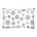 Евро наволочка COSAS SNOWFLAKES GRAY 50х70 см Серый