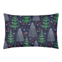 Євро наволочка COSAS WINTER WOOD NIGHT 50х70 см Синій Євро наволочка COSAS WINTER WOOD NIGHT 50х70 см Синій