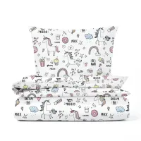 Дитяча постіль без простирадла Unicorn Sweet COSAS Білий 110х140 см