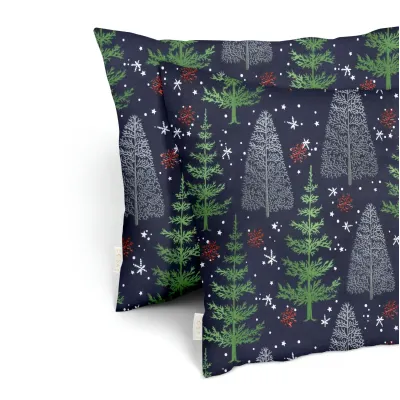 Набор наволочек COSAS WINTER WOOD NIGHT 50х70 см