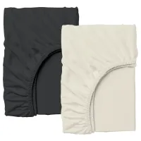 Набір простирадло на резинці 140х200 см BEIGE BLACK COSAS Набір простирадло на резинці 140х200 см BEIGE BLACK COSAS