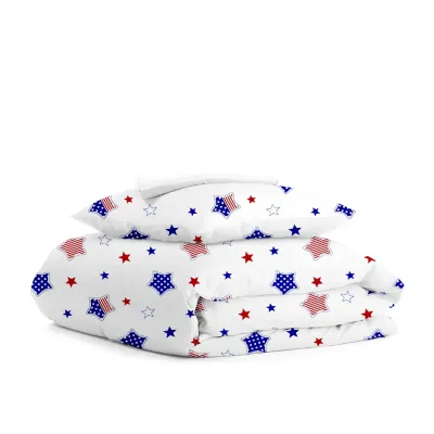 Подростковая постель с простыней на резинке Star America White COSAS Синий 160х220 см