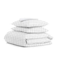 Двуспальное постельное белье Cell COSAS Белый 180х220 см