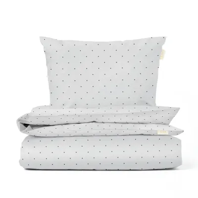 Дитяча постіль без простирадла Mini Dots CS1 COSAS сірий 110х140 см