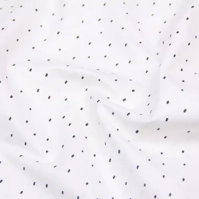 Простирадло на гумці COSAS Mini Dots CS1 120х200 см Чорно-білий