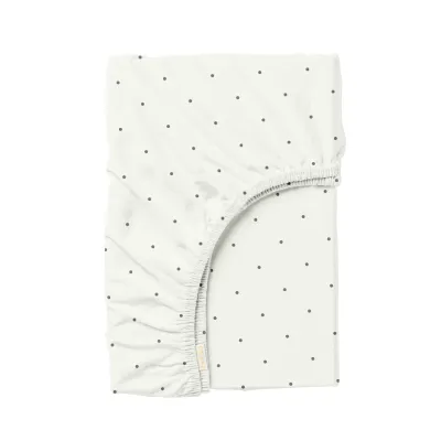 Простынь на резинке 120х200 см MINI DOTS CS5 COSAS белый