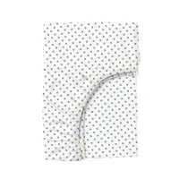 Простирадло на резинці 120х200 см MINI DOTS CS7 COSAS Білий