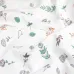 Простирадло на резинці 120х200 см FOLIAGE COSAS Білий