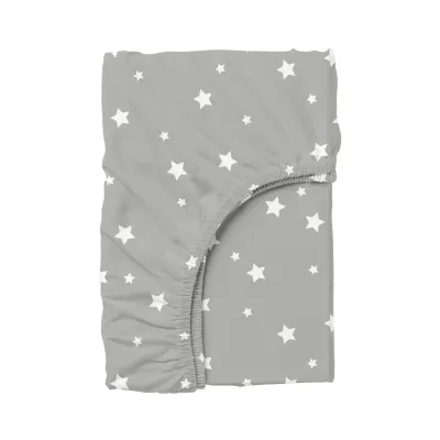 Простынь на резинке 120х200 см GREY STARFALL COSAS серый