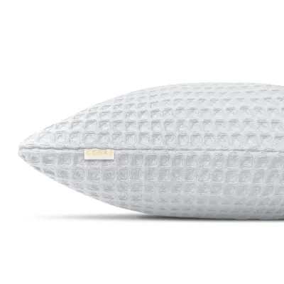 Наволочка COSAS Snow Greek Waffle 40х40 см Белый