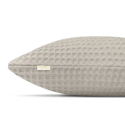 Наволочка COSAS Bronze Greek Waffle 40х40 см Пісочний