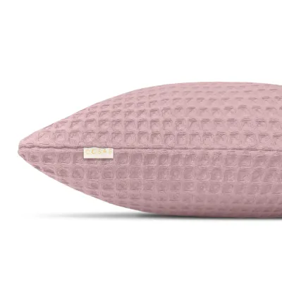 Наволочка COSAS Sakura Greek Waffle 45х45 см Розовый