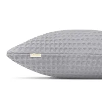 Наволочка COSAS Smoky Greek Waffle 50х50 см Сірий