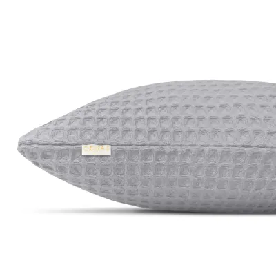 Наволочка COSAS Smoky Greek Waffle 50х50 см Сірий