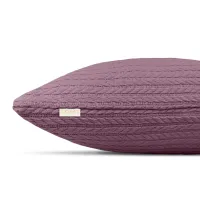 Наволочка COSAS Aurora Knitted Braid 40х40 см Лаванда