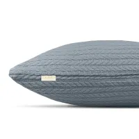 Наволочка COSAS Smoky Knitted Braid 40х40 см Серый