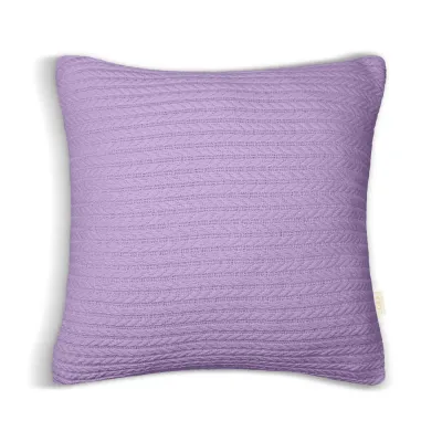 Наволочка 40х40 см Lavander Knitted Braid COSAS Наволочка 40х40 см Lavander Knitted Braid COSAS