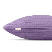 Наволочка 45х45 см Lavander Knitted Braid COSAS Наволочка 45х45 см Lavander Knitted Braid COSAS