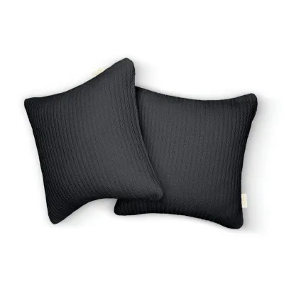 Наволочка COSAS Panther Knitted Braid 50х50 см Черный Наволочка COSAS Panther Knitted Braid 50х50 см Черный