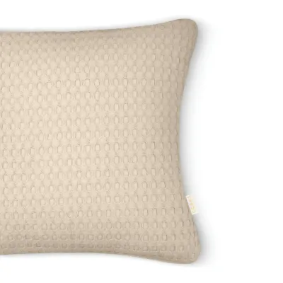Наволочка COSAS Biscuit Waffle Weave 40х40 см Бежевий