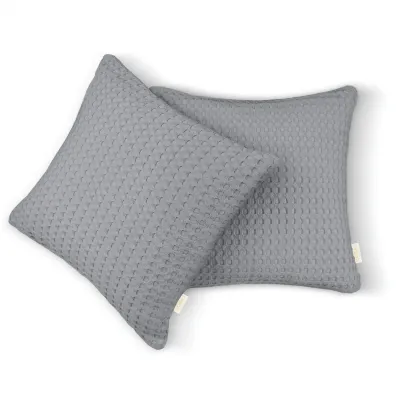 Наволочка COSAS Smoky Waffle Weave 40х40 см Серый