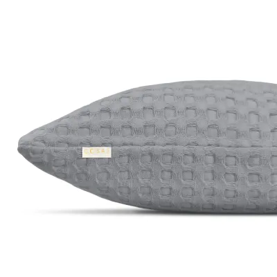 Наволочка COSAS Smoky Waffle Weave 40х40 см Серый