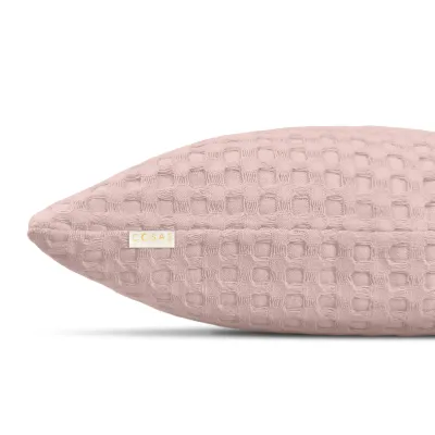 Наволочка COSAS Sakura Waffle Weave 40х40 см Рожевий