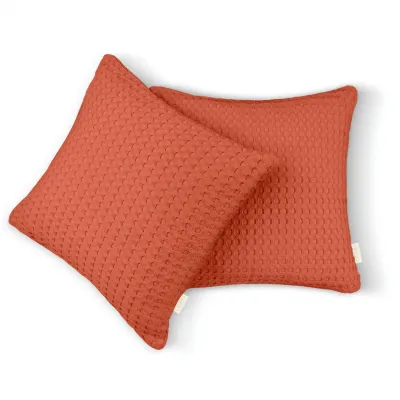 Наволочка COSAS Rust Waffle Weave 40х40 см Помаранчевий Наволочка COSAS Rust Waffle Weave 40х40 см Помаранчевий