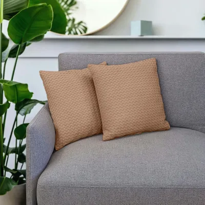 Наволочка 45х45 см Copper Waffle Weave COSAS медный Наволочка 45х45 см Copper Waffle Weave COSAS медный