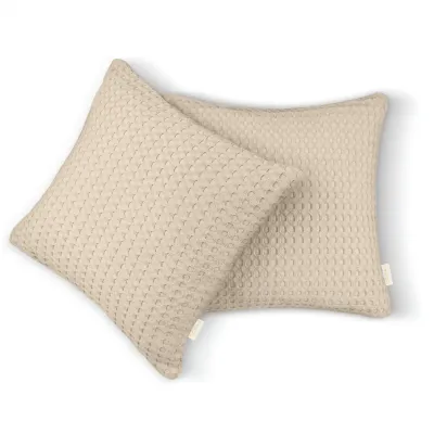 Наволочка COSAS Biscuit Waffle Weave 50х50 см Бежевий Наволочка COSAS Biscuit Waffle Weave 50х50 см Бежевий