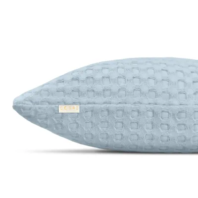 Наволочка COSAS Wave Waffle Weave 50х50 см Лазуровий
