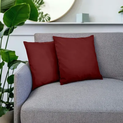 Наволочка 50х50 см Deco RUBY COSAS Бордо